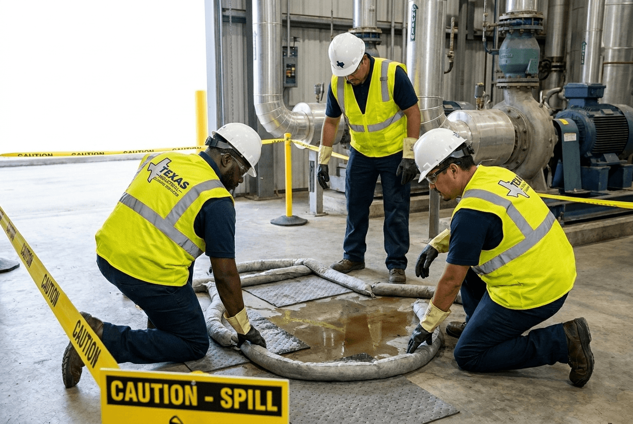 Confined-space & spill cleanup